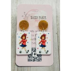 Cute Junie B. Jones Teacher Educator Earrings NEW